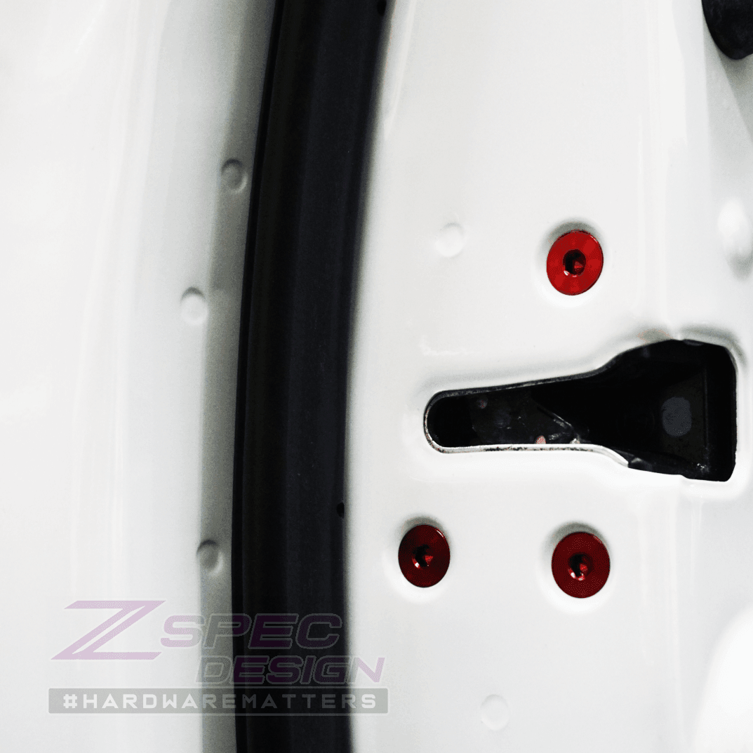 ZSPEC Dress Up Bolts® Fastener Kit, Door Jams Area for Nissan Z33 350z, Titanium - ZSD-200991-ZSD-201004-ZSD-201011-ZSD-201028-ZSD-201035-  DRIVEN - 3