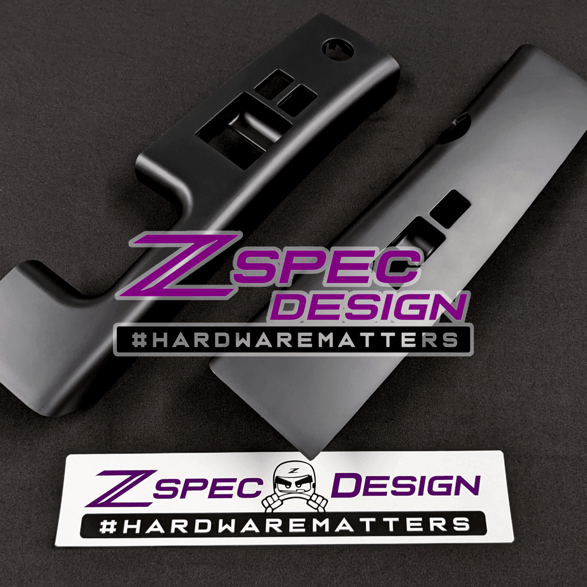 ZSPEC 350z Z33 Interior Door Window Switch Finisher Set for LHD '06-09, Black - ZSD-759284-  DRIVEN - 5