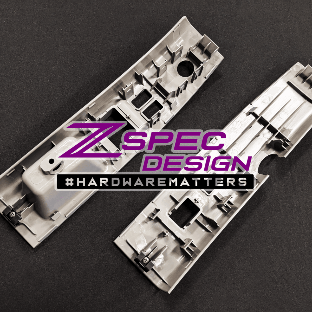 ZSPEC 350z Z33 Interior Door Window Switch Finisher Set for LHD '03-05, Grey - ZSD-759277-  DRIVEN - 5