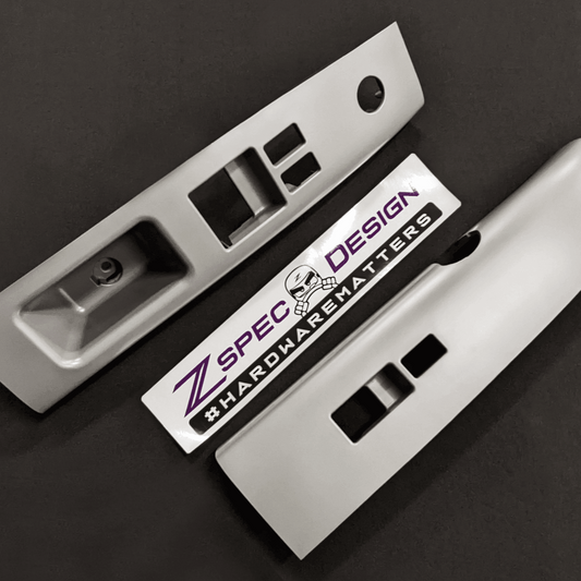 ZSPEC 350z Z33 Interior Door Window Switch Finisher Set for LHD '03-05, Grey - ZSD-759277-  DRIVEN - 1
