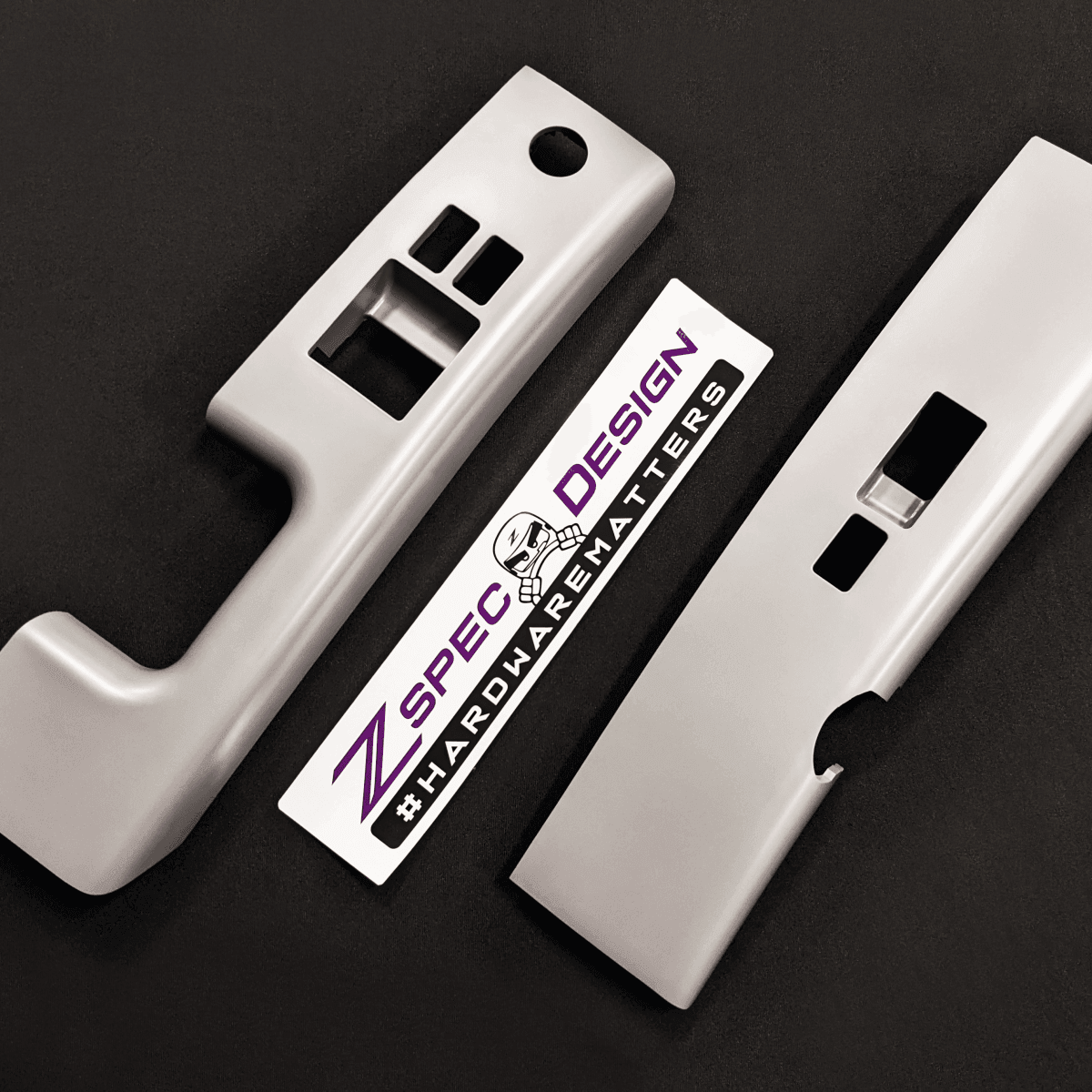 ZSPEC 350z Z33 Interior Door Window Switch Finisher Set for LHD '06-09, Grey - ZSD-004094-  DRIVEN - 1