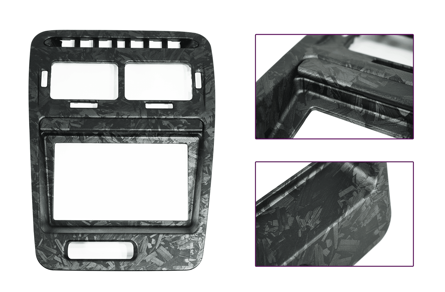 ZSPEC LHD Hydro-Dipped Double-Din Radio Bezel w/Brackets, Nissan Z32 300zx - ZSD-010408-ZSD-010415-ZSD-010422-  DRIVEN - 2