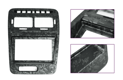 ZSPEC LHD Hydro-Dipped Double-Din Radio Bezel w/Brackets, Nissan Z32 300zx - ZSD-010408-ZSD-010415-ZSD-010422-  DRIVEN - 2