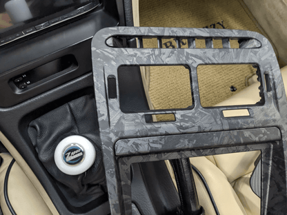 ZSPEC LHD Hydro-Dipped Double-Din Radio Bezel w/Brackets, Nissan Z32 300zx - ZSD-010408-ZSD-010415-ZSD-010422-  DRIVEN - 7