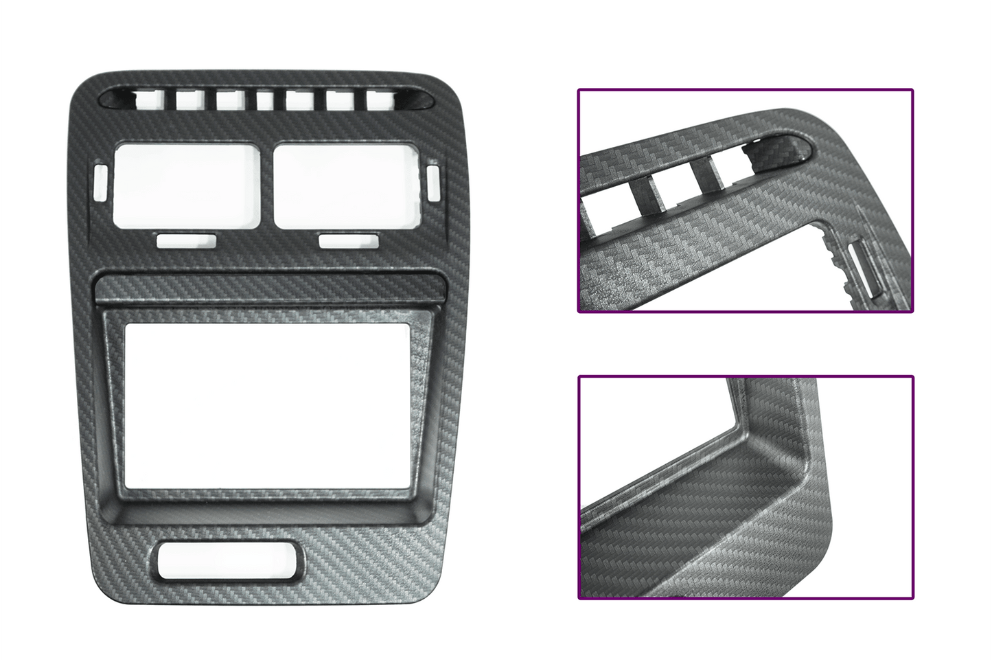 ZSPEC LHD Hydro-Dipped Double-Din Radio Bezel w/Brackets, Nissan Z32 300zx - ZSD-010408-ZSD-010415-ZSD-010422-  DRIVEN - 6