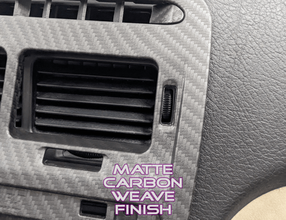 ZSPEC LHD Hydro-Dipped Double-Din Radio Bezel w/Brackets, Nissan Z32 300zx - ZSD-010408-ZSD-010415-ZSD-010422-  DRIVEN - 5