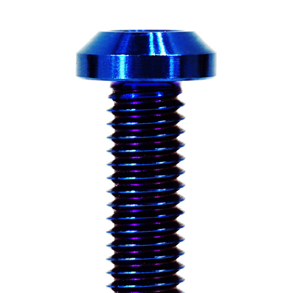 ZSPEC M8-1.25x40mm Dress Up Bolt® Fastener, Angled Head, Titanium Grade-5, Per Each - ZSD-192487-ZSD-192494-ZSD-192500-ZSD-192517-ZSD-192524-  DRIVEN - 4