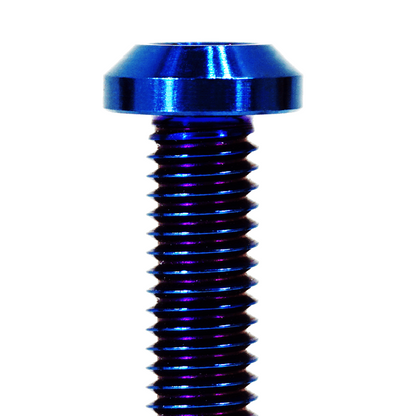 ZSPEC M8-1.25x20mm Dress Up Bolts® Fastener, Angled Head, Titanium Grade-5, Per Each - ZSD-562266-ZSD-562273-ZSD-562280-ZSD-562297-ZSD-562303-  DRIVEN - 4