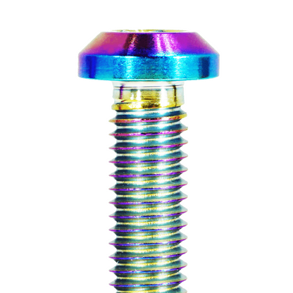 ZSPEC M8-1.25x40mm Dress Up Bolt® Fastener, Angled Head, Titanium Grade-5, Per Each - ZSD-192487-ZSD-192494-ZSD-192500-ZSD-192517-ZSD-192524-  DRIVEN - 5