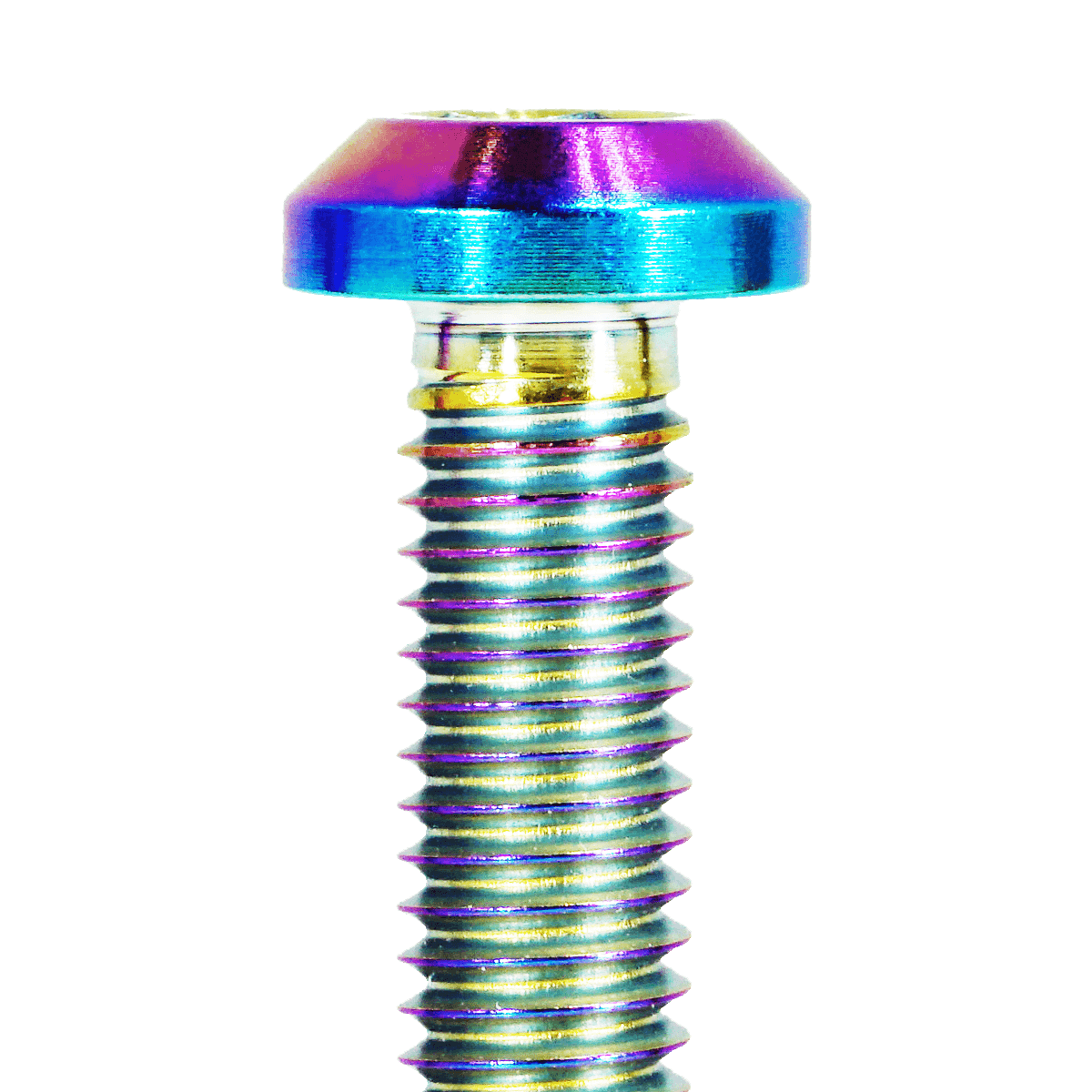 ZSPEC M6-1.0x40mm Dress Up Bolt® Fastener, Angled Head, Titanium Grade-5, Per Each - ZSD-562914-ZSD-562921-ZSD-562938-ZSD-562945-ZSD-562952-  DRIVEN - 5