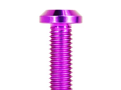 ZSPEC M8-1.25x35mm Dress Up Bolt® Fastener, Angled Head, Titanium Grade-5, Per Each - ZSD-192401-ZSD-192418-ZSD-192425-ZSD-192432-ZSD-192449-  DRIVEN - 7