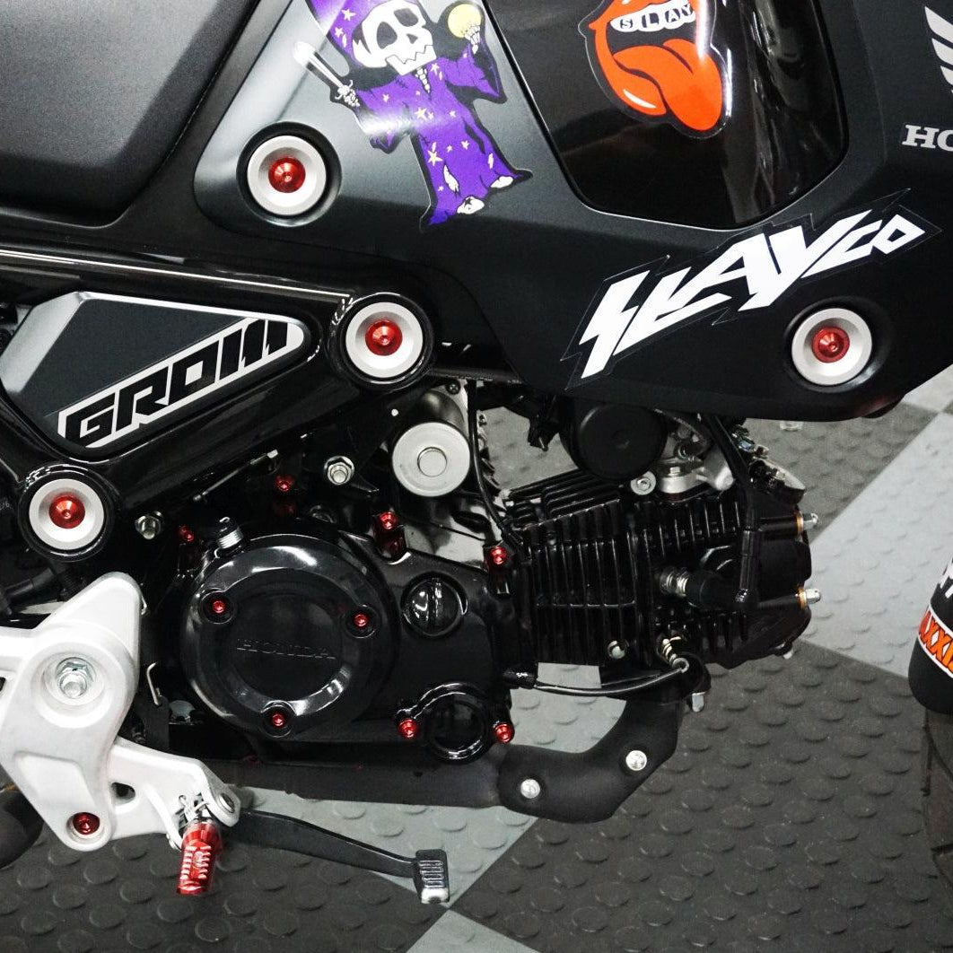 ZSPEC Dress-Up Bolts® Hardware Kit for the 2021+ Honda Grom Platform, Titanium - ZSD-187865-ZSD-187872-ZSD-187889-ZSD-187896-ZSD-187902-  DRIVEN - 5