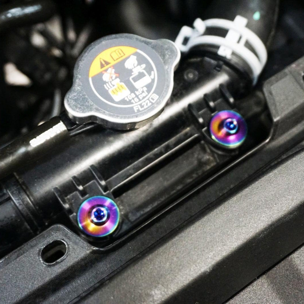 ZSPEC Stage-3 Dress Up Bolts® Fastener Kit for the '20-24 Mazda CX-30, Titanium - ZSD-188084-ZSD-188091-ZSD-188107-ZSD-188114-ZSD-188121-  DRIVEN - 17