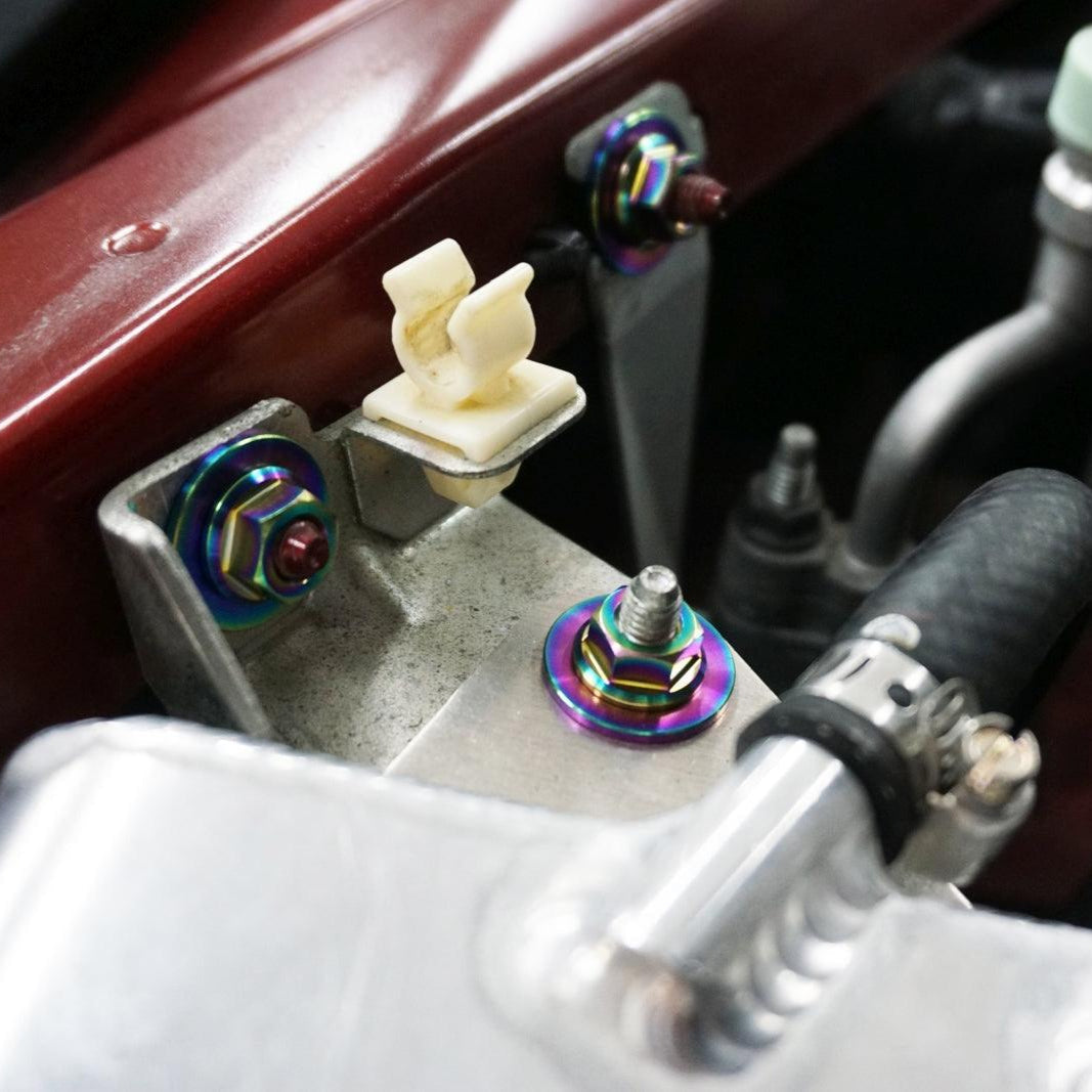 ZSPEC Stage-2 Dress Up Bolts® Fastener Kit for Mazda Miata NC, Titanium Hardware - ZSD-585456-ZSD-585463-ZSD-585470-ZSD-585487-ZSD-585494-  DRIVEN - 8