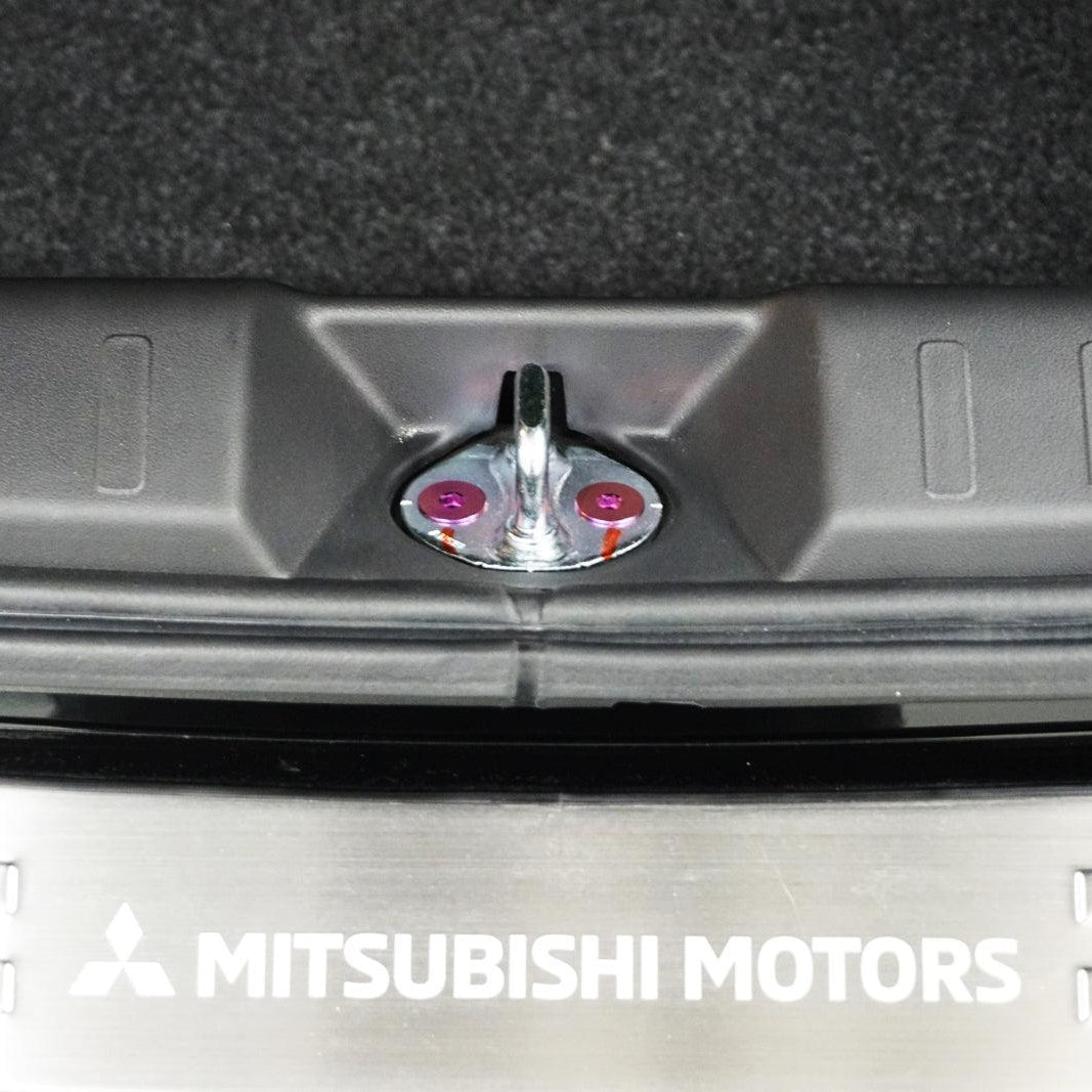ZSPEC "Door Jams & Trunk-Area" Dress Up Bolts® Fastener Kit for '23+ Mitsubishi Mirage, Titanium - ZSD-584572-ZSD-584589-ZSD-584596-ZSD-584602-ZSD-584619-  DRIVEN - 10
