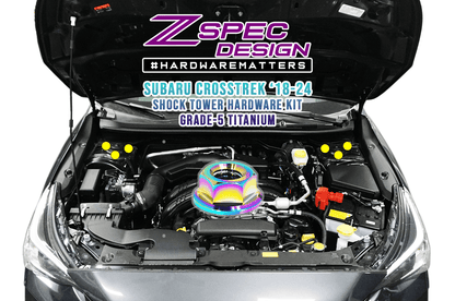 ZSPEC Front Struts Fastener Kit for '18-24 Subaru CrossTrek, Titanium Grade-5, Six Nuts - ZSD-765674-ZSD-765681-ZSD-765698-ZSD-765704-ZSD-765711-  DRIVEN - 1