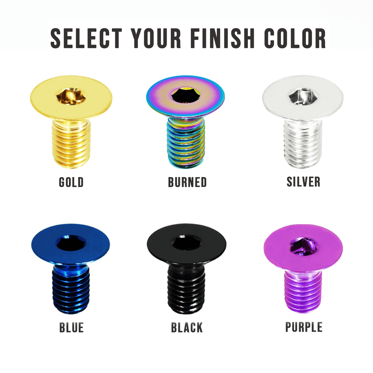 ZSPEC M5-0.8x16mm Flat-Head FHSC Fastener/Bolt, Titanium Grade-5, Per Each - ZSD-198427-ZSD-198434-ZSD-198441-ZSD-198458-ZSD-198465-  DRIVEN - 1