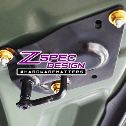 ZSPEC M10-1.25 Metric Flare Nuts, Titanium Grade-5, Sold Per Nut - ZSD-373305-ZSD-373312-ZSD-373329-ZSD-373336-ZSD-373343-  DRIVEN - 2