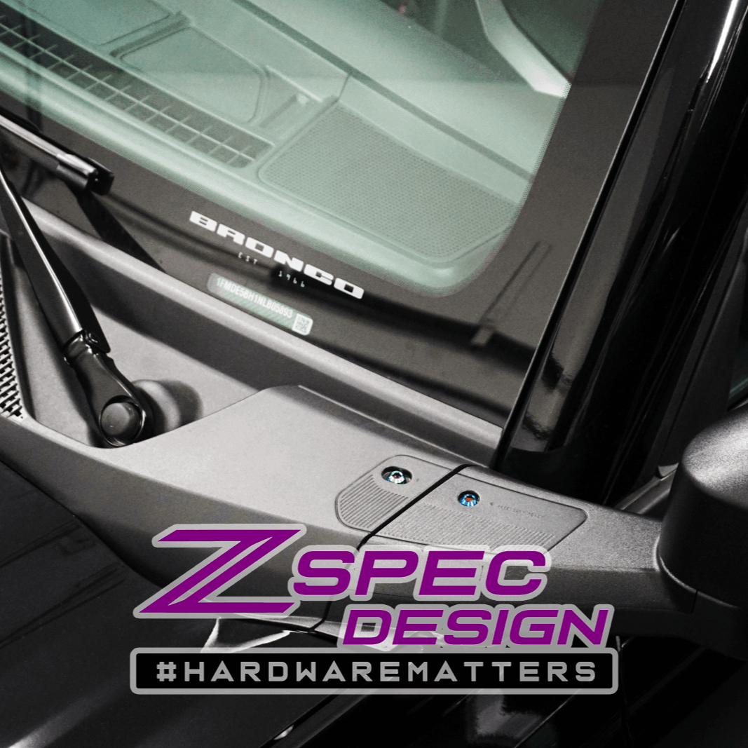 ZSPEC Stage-3 Dress Up Bolts® Fastener Kit for 21+ Ford Bronco 2.7L, Titanium & Billet - ZSD-001680-ZSD-001697-ZSD-001703-ZSD-001710-ZSD-001727-  DRIVEN - 11