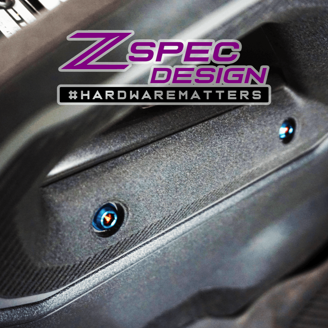 ZSPEC Stage-3 Dress Up Bolts® Fastener Kit for 21+ Ford Bronco 2.7L, Titanium & Billet - ZSD-001680-ZSD-001697-ZSD-001703-ZSD-001710-ZSD-001727-  DRIVEN - 15