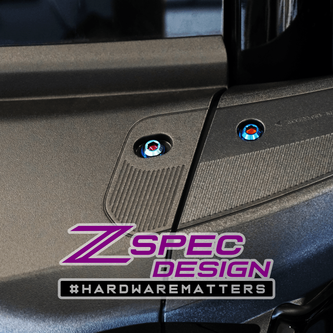 ZSPEC Stage-3 Dress Up Bolts® Fastener Kit for 21+ Ford Bronco 2.7L, Titanium & Billet - ZSD-001680-ZSD-001697-ZSD-001703-ZSD-001710-ZSD-001727-  DRIVEN - 20