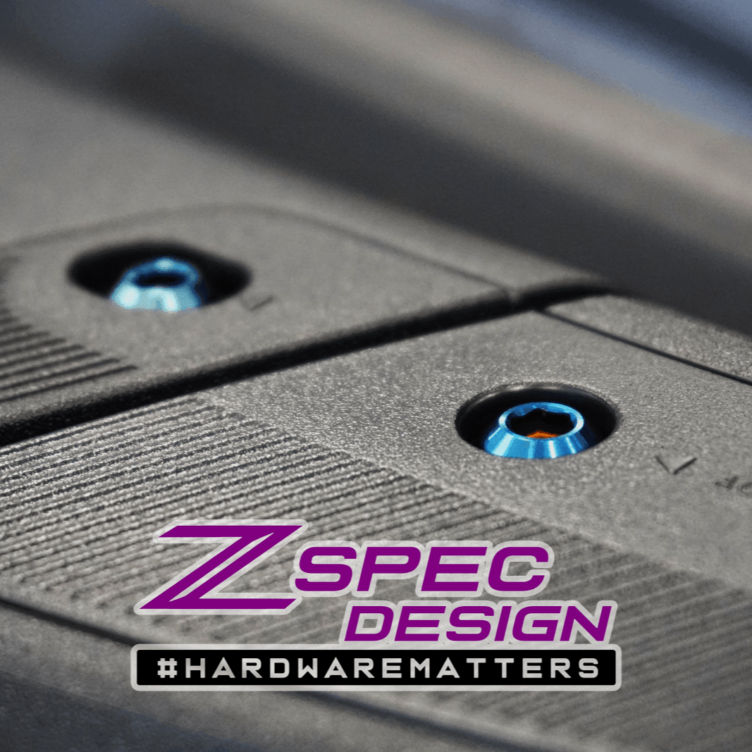 ZSPEC Stage-3 Dress Up Bolts® Fastener Kit for 21+ Ford Bronco 2.7L, Titanium & Billet - ZSD-001680-ZSD-001697-ZSD-001703-ZSD-001710-ZSD-001727-  DRIVEN - 21