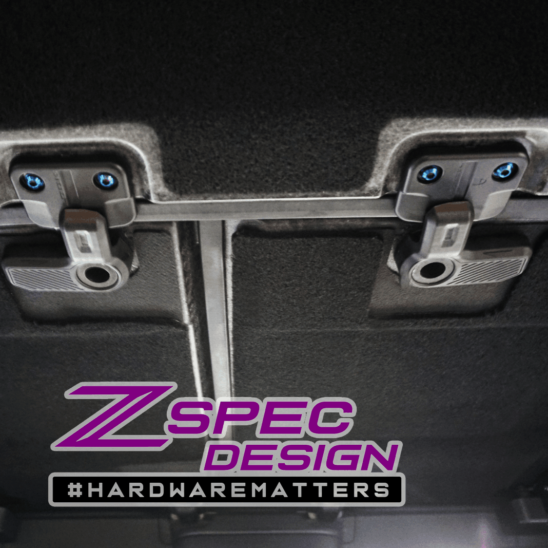 ZSPEC Interior Dress Up Bolts® Fastener Kit for 21+ Ford Bronco 2.7L, Titanium & Billet - ZSD-391842-ZSD-391859-ZSD-391866-ZSD-391873-ZSD-391880-  DRIVEN - 18