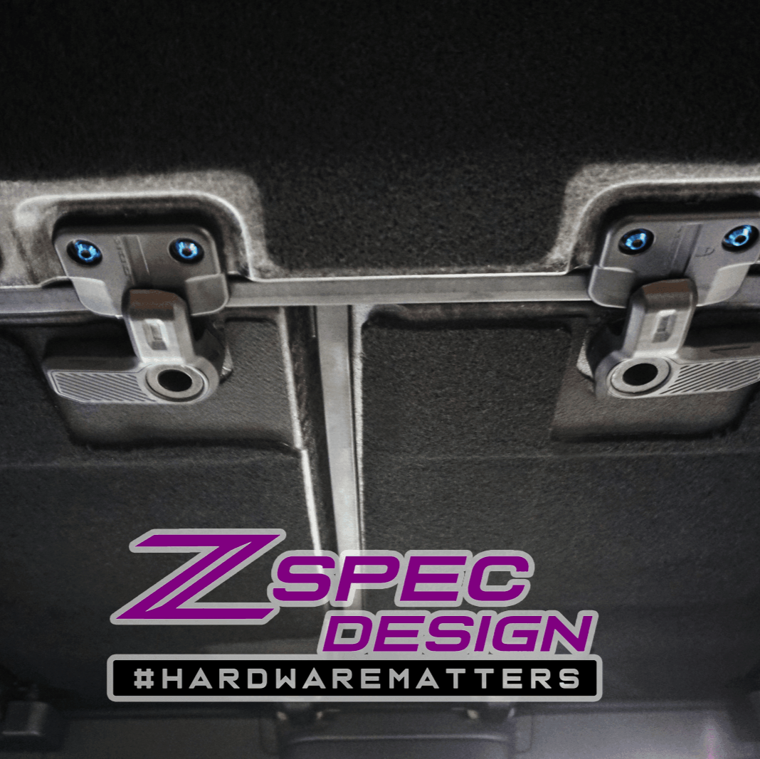 ZSPEC Stage-3 Dress Up Bolts® Fastener Kit for 21+ Ford Bronco 2.7L, Titanium & Billet - ZSD-001680-ZSD-001697-ZSD-001703-ZSD-001710-ZSD-001727-  DRIVEN - 24