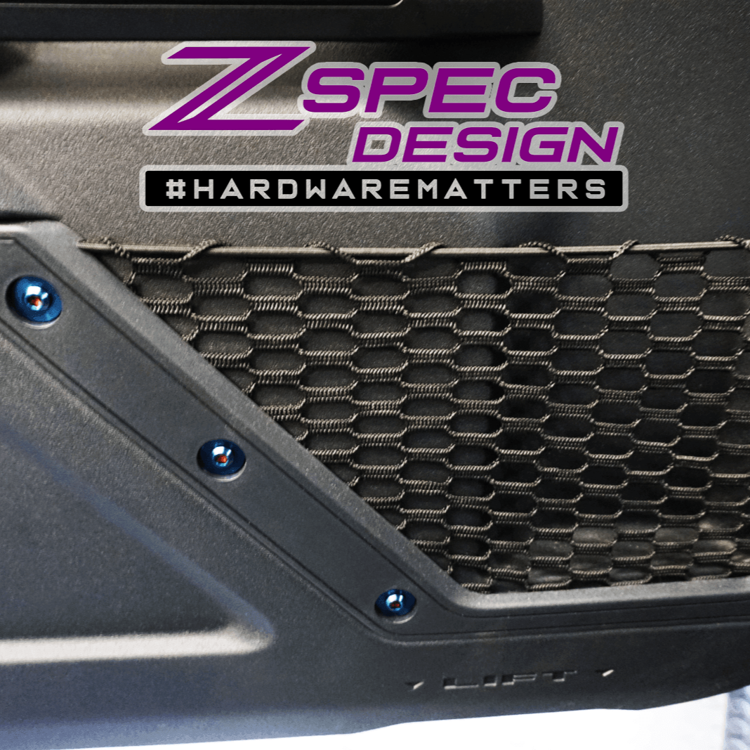 ZSPEC Stage-3 Dress Up Bolts® Fastener Kit for 21+ Ford Bronco 2.7L, Titanium & Billet - ZSD-001680-ZSD-001697-ZSD-001703-ZSD-001710-ZSD-001727-  DRIVEN - 3