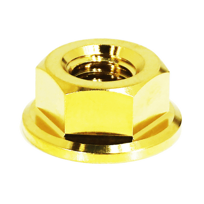 ZSPEC M10-1.25 Metric Flare Nuts, Titanium Grade-5, Sold Per Nut - ZSD-373305-ZSD-373312-ZSD-373329-ZSD-373336-ZSD-373343-  DRIVEN - 8