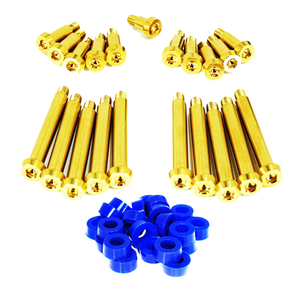 ZSPEC Shoulder-Bolt Timing Covers Fasteners w/ Bushings, Nissan 300zx Z32, Titanium - ZSD-569395-ZSD-569401-ZSD-569418-ZSD-569425-ZSD-569432-  DRIVEN - 24