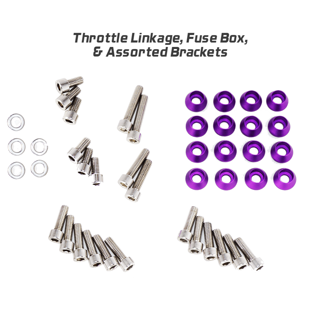 ZSPEC Stage-3 Dress Up Bolts® Kit for Nissan Skyline GT-R/GTR R32/R33/R34, Stainless & Billet - ZSD-570001-ZSD-570018-ZSD-570025-ZSD-570032-ZSD-570049-  DRIVEN - 26