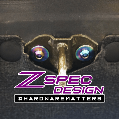ZSPEC Dress Up Bolts® Hatch-Striker Fastener Kit for Nissan 240SX S13 (& Silvia), Titanium - ZSD-384011-ZSD-384028-ZSD-384035-ZSD-384042-ZSD-384059-  DRIVEN - 1