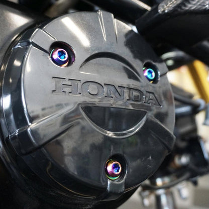 ZSPEC Dress-Up Bolts® Hardware Kit for the pre-2020 Honda Grom Platform, Titanium - ZSD-766473-ZSD-766480-ZSD-766497-ZSD-766503-ZSD-766510-  DRIVEN - 7
