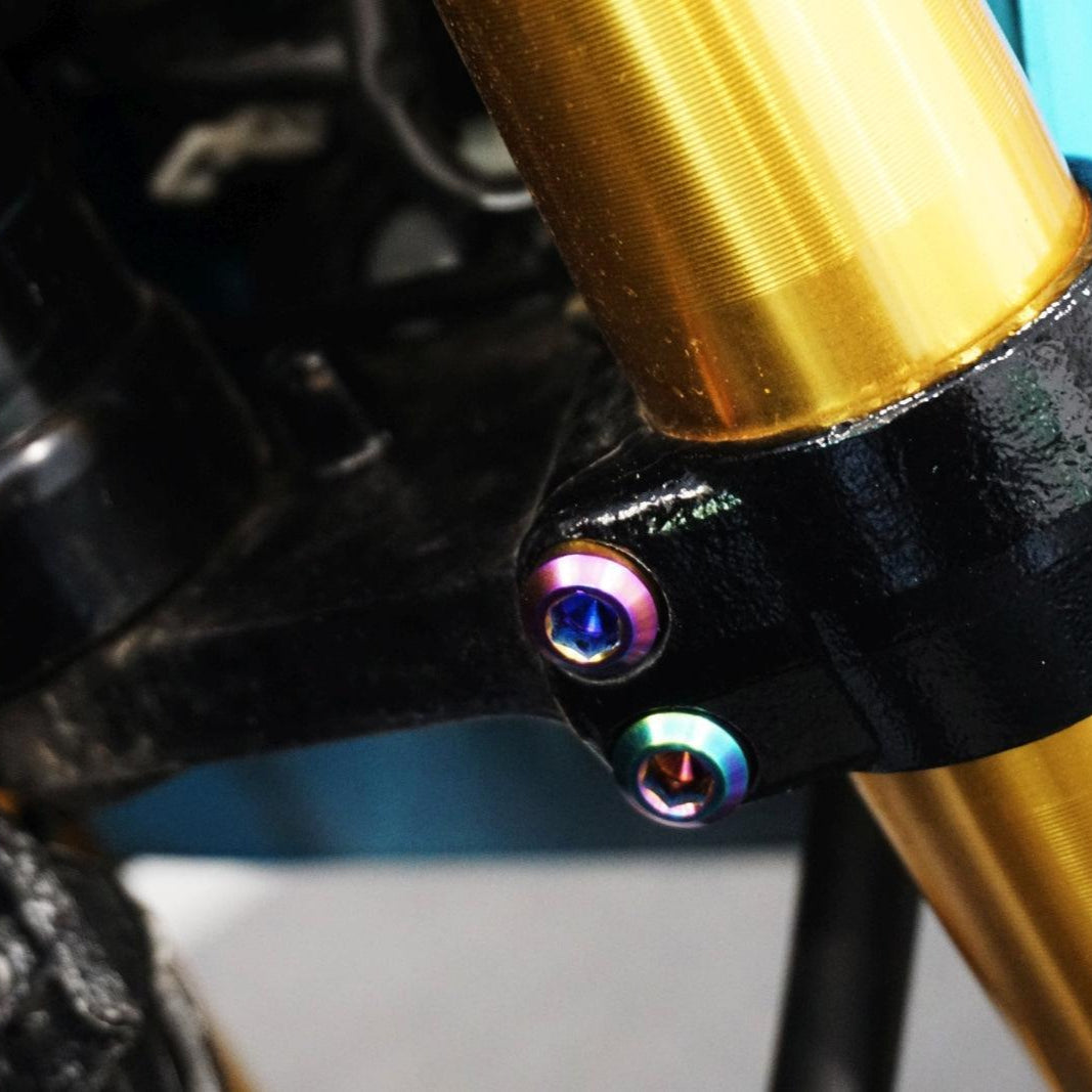 ZSPEC Dress-Up Bolts® Hardware Kit for the pre-2020 Honda Grom Platform, Titanium - ZSD-766473-ZSD-766480-ZSD-766497-ZSD-766503-ZSD-766510-  DRIVEN - 27
