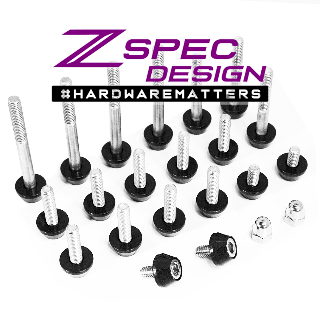 ZSPEC Plenum Fastener Kit for Nissan 350z VQ35DE +10mm (LONGER) Spacer, Stainless & Billet - ZSD-391248-ZSD-391255-ZSD-391262-ZSD-391279-ZSD-391286-  DRIVEN - 8