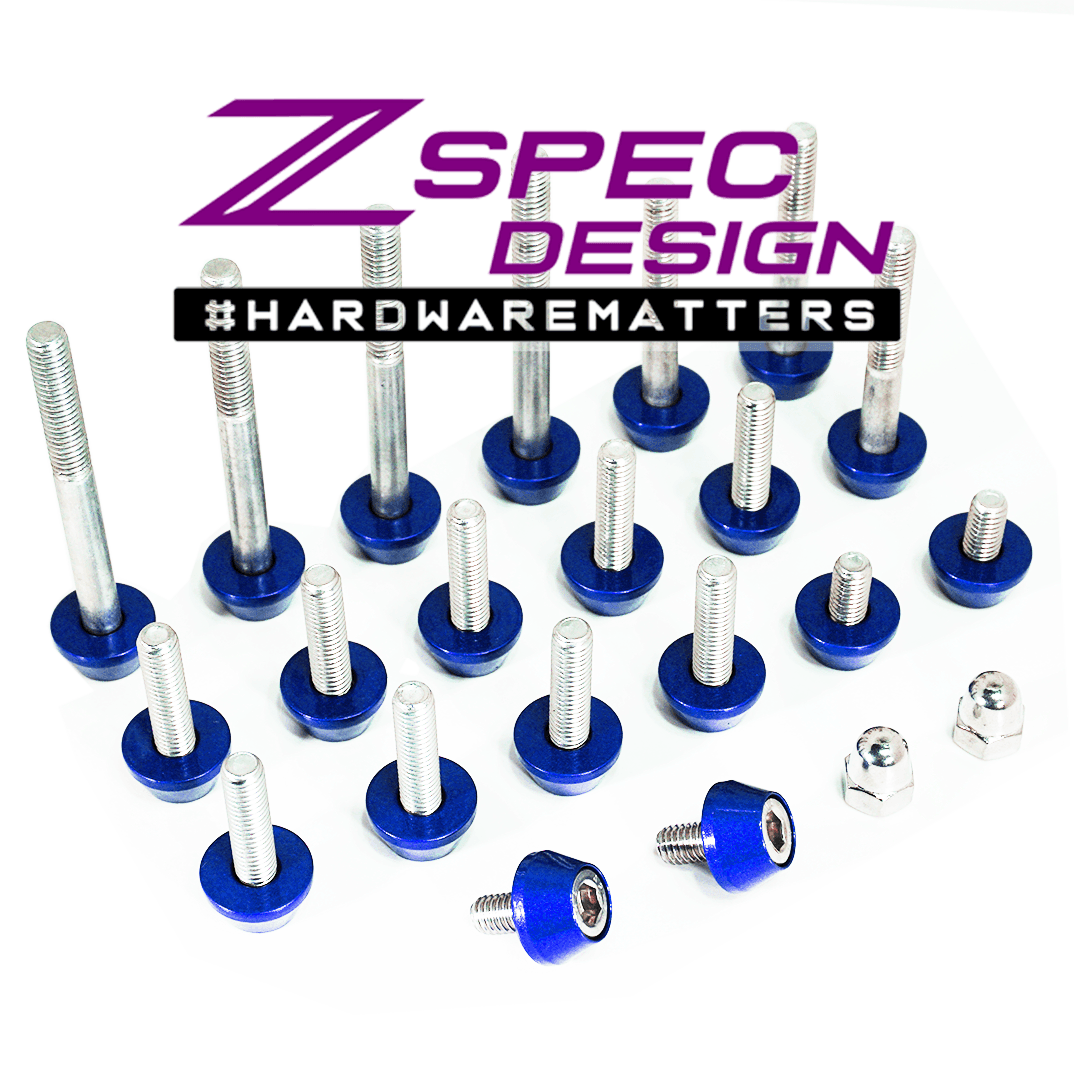 ZSPEC Plenum Fastener Kit for Nissan 350z VQ35DE, Stock (OEM) Length, Stainless & Billet - ZSD-567308-ZSD-567315-ZSD-567322-ZSD-567339-ZSD-567346-  DRIVEN - 9