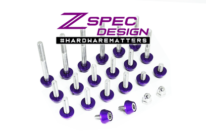 ZSPEC Plenum Fastener Kit for Nissan 350z VQ35DE +10mm (LONGER) Spacer, Stainless & Billet - ZSD-391248-ZSD-391255-ZSD-391262-ZSD-391279-ZSD-391286-  DRIVEN - 6