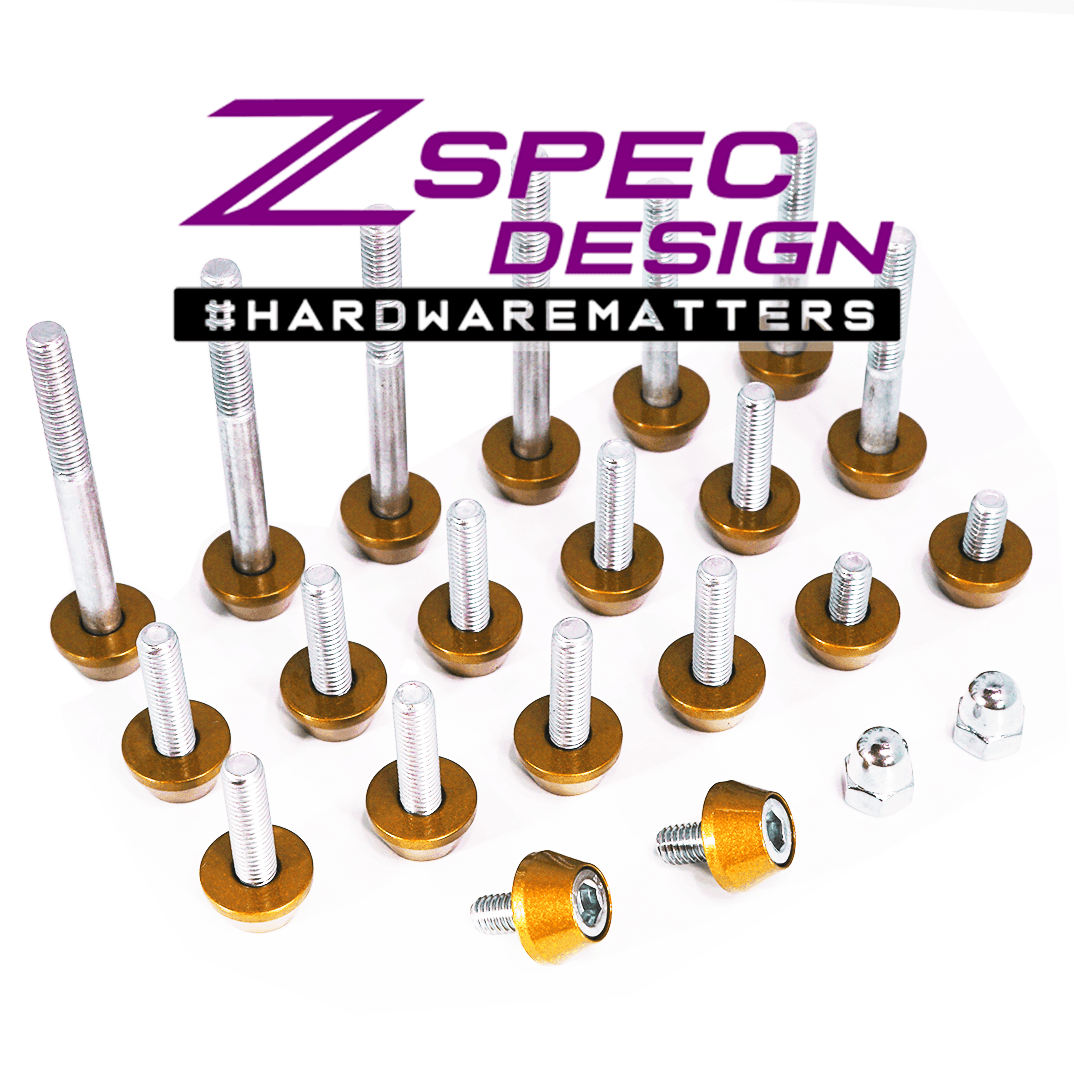 ZSPEC Plenum Fastener Kit for Nissan 350z VQ35DE +10mm (LONGER) Spacer, Stainless & Billet - ZSD-391248-ZSD-391255-ZSD-391262-ZSD-391279-ZSD-391286-  DRIVEN - 11