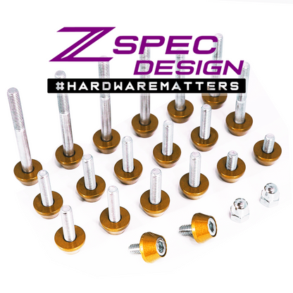 ZSPEC Plenum Fastener Kit for Nissan 350z VQ35DE +10mm (LONGER) Spacer, Stainless & Billet - ZSD-391248-ZSD-391255-ZSD-391262-ZSD-391279-ZSD-391286-  DRIVEN - 11