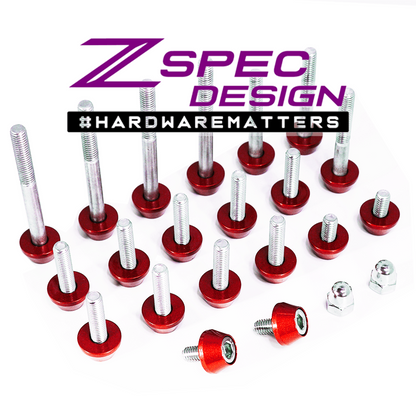 ZSPEC Plenum Fastener Kit for Nissan 350z VQ35DE +10mm (LONGER) Spacer, Stainless & Billet - ZSD-391248-ZSD-391255-ZSD-391262-ZSD-391279-ZSD-391286-  DRIVEN - 7