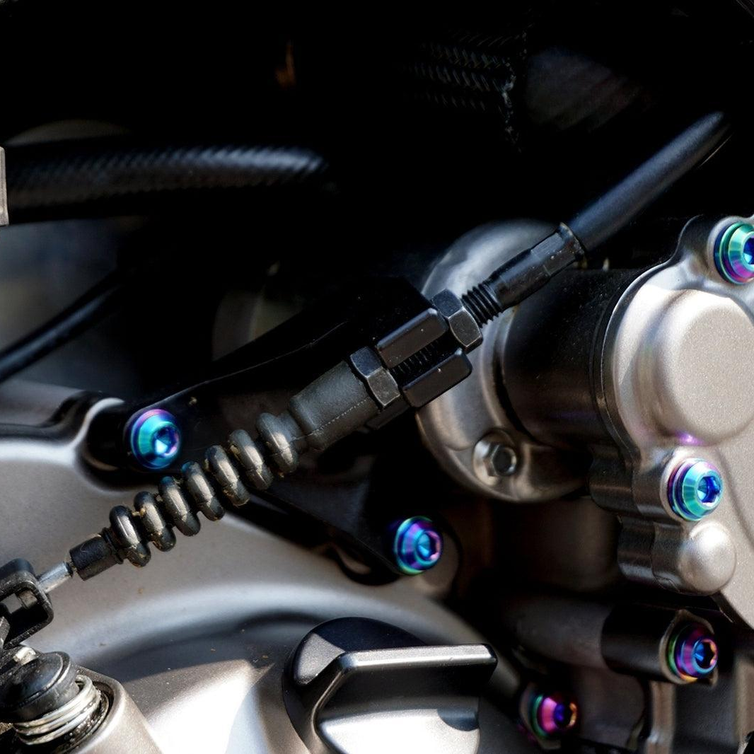 ZSPEC Titanium Dress Up Bolts® Fastener Kit for the Kawasaki Ninja 636 ZX6R - ZSD-204081-ZSD-204098-ZSD-204104-ZSD-204111-ZSD-204128-  DRIVEN - 20