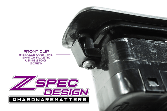 ZSPEC Z32 300zx Passenger-Side Window Switch Finisher Bezel Front Clip - ZSD-575020-  DRIVEN - 2