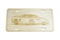 ZSPEC Acura NSX Sports Car License Plate, Birch, Ornament for Office, Garage or Man-Cave