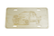 ZSPEC Nissan Frontier D40 License Plate, Birch, Ornament for Office, Garage or Man-Cave