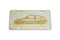 ZSPEC Honda CRX Si Hatchback License Plate, Birch, Ornamental