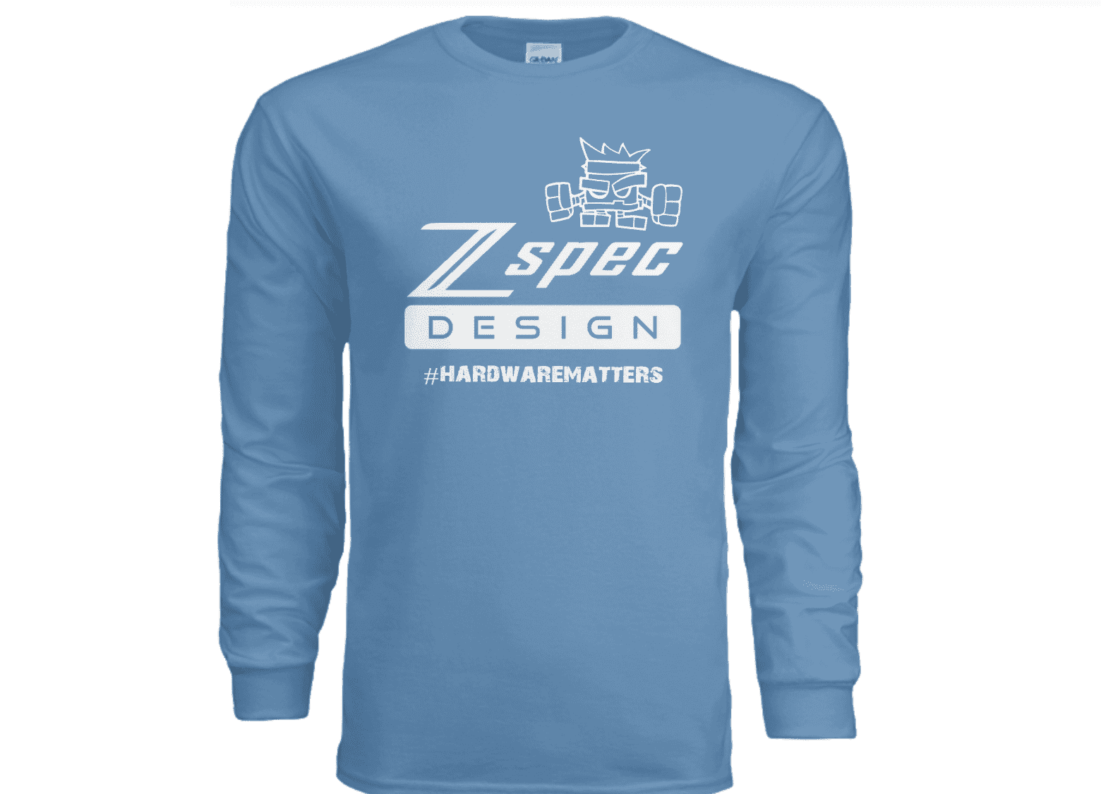 ZSPEC Long-Sleeve Cotton T-Shirt, Light Blue - ZSD-005534-ZSD-005541-ZSD-005558-ZSD-005565-  DRIVEN - 3