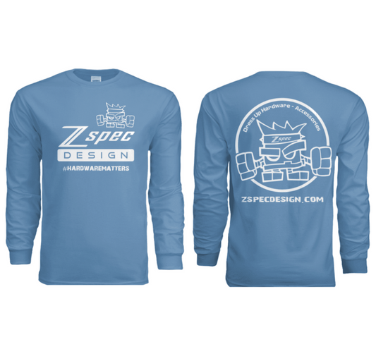 ZSPEC Long-Sleeve Cotton T-Shirt, Light Blue - ZSD-005534-ZSD-005541-ZSD-005558-ZSD-005565-  DRIVEN - 1