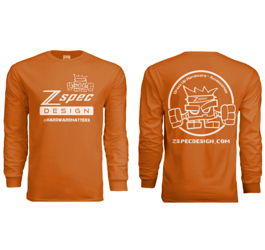 ZSPEC Long-Sleeve Cotton T-Shirt, Burnt Orange - ZSD-392115-ZSD-392122-ZSD-392139-ZSD-392146-  DRIVEN - 1