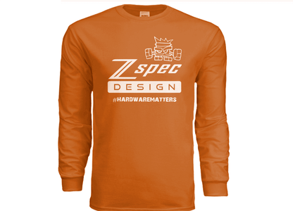 ZSPEC Long-Sleeve Cotton T-Shirt, Burnt Orange - ZSD-392115-ZSD-392122-ZSD-392139-ZSD-392146-  DRIVEN - 3
